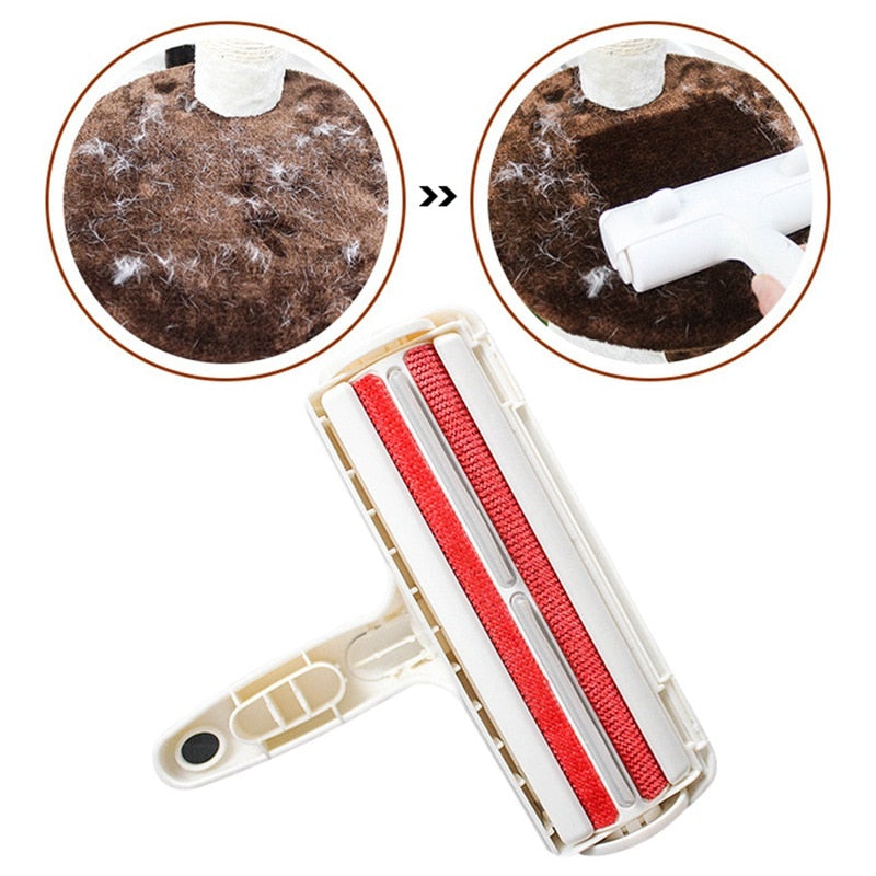 Pet Hair Remover Roller Removing Dog Cat Hair from Furniture self-cleaning Lint Pet Hair Remover