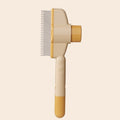 Dog & Cat Grooming Brush: Automatic Hair Remover with 1-Button Self-Cleaning & Massage