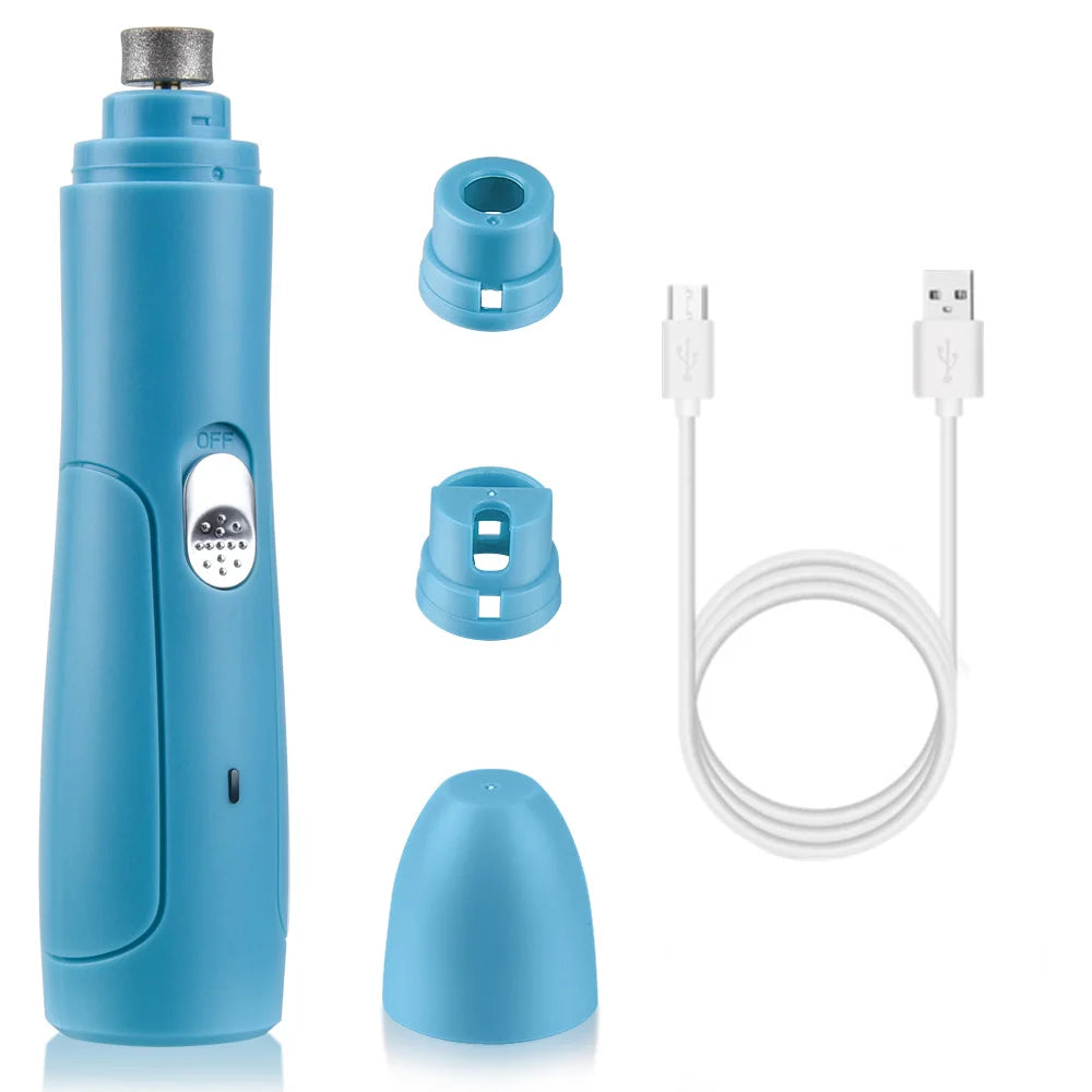 Pet Nail Grinder Rechargeable USB Dog Nail Clippers Painless Electric Cat Paws Nail Cutter Grooming Trimmer Tools Scissors File